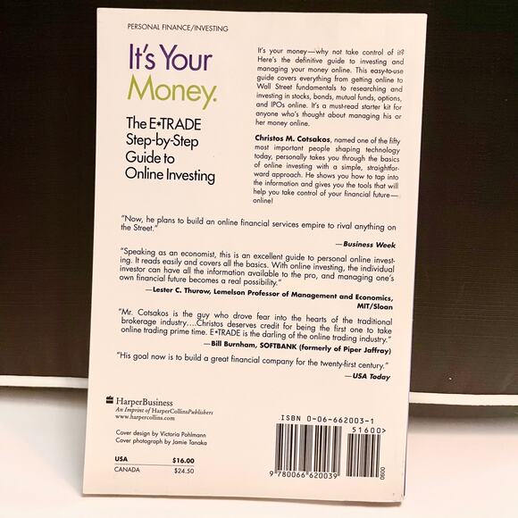 It's Your Money: The E*TRADE Step-by-Step Guide to Online Investing - Picture 2 of 5